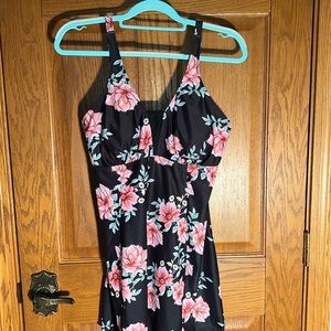 Floral swim top (top only )